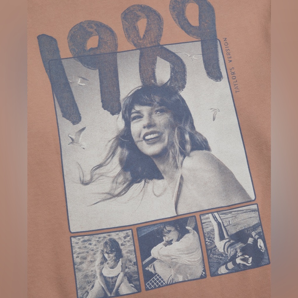 TAYLOR SWIFT 1989 (Taylor’s Version) Pink Crewneck Size 2X New Without Tag SOO - Picture 4 of 7
